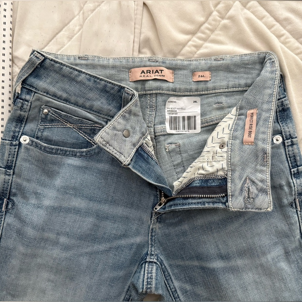 NEW Ariat Women's Light Blue Boot Cut Jeans for $65 or BETTER OFFER